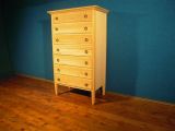 1560+ Cassettiera legno 7 cassetti gamba spillo